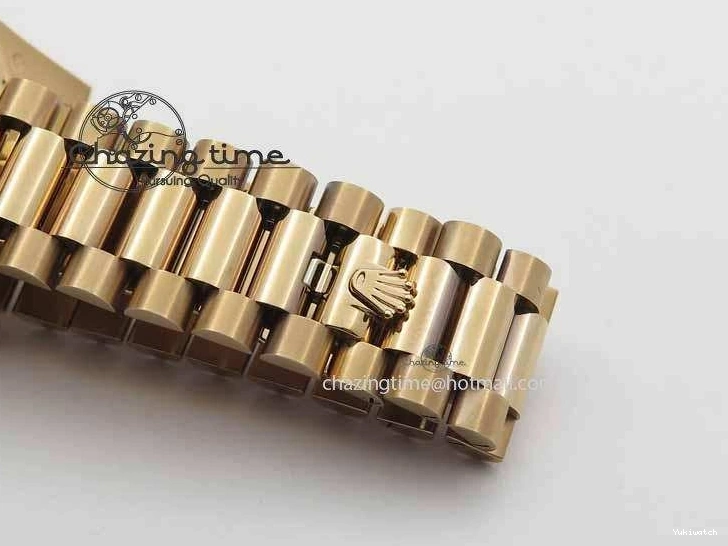 RG Edition On Best A3255 RG President Noob 228239 40mm 1:1 RG Bracelet Day-Date Dial 0409